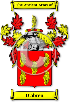 D'abreu Family Crest Download (jpg) Legacy Series - 150 DPI
