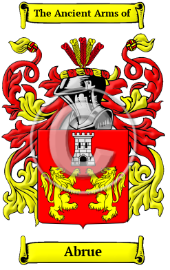 Abrue Family Crest Download (JPG) Heritage Series - 600 DPI