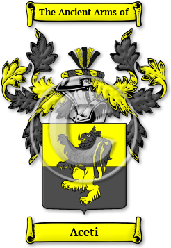 Aceti Family Crest Download (JPG) Legacy Series - 600 DPI