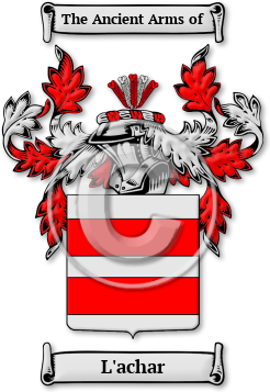L'achar Family Crest Download (jpg) Legacy Series - 150 DPI