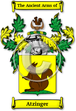 Atzinger Family Crest Download (jpg) Legacy Series - 150 DPI