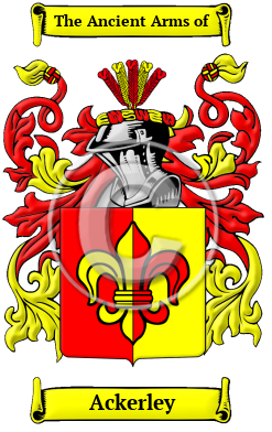 Ackerley Family Crest/Coat of Arms