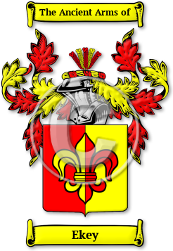 Ekey Family Crest Download (JPG) Legacy Series - 600 DPI
