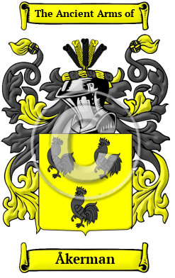 Åkerman Family Crest Download (JPG) Heritage Series - 300 DPI