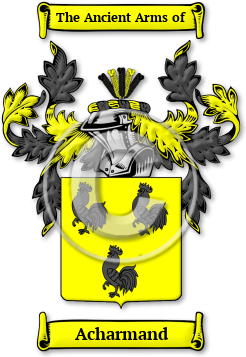 Acharmand Family Crest Download (jpg) Legacy Series - 150 DPI