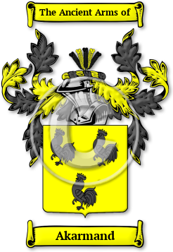 Akarmand Family Crest Download (jpg) Legacy Series - 150 DPI