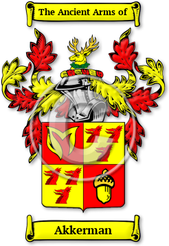 Akkerman Family Crest Download (jpg) Legacy Series - 150 DPI