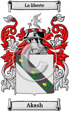 Akash Family Crest/Coat of Arms