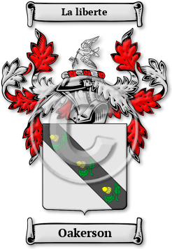 Oakerson Family Crest Download (JPG) Legacy Series - 600 DPI