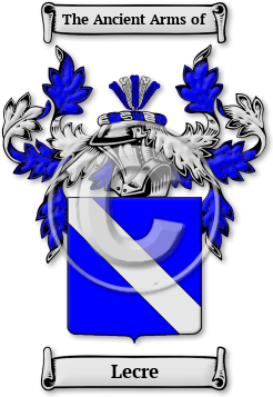 Lecre Family Crest Download (jpg) Legacy Series - 150 DPI