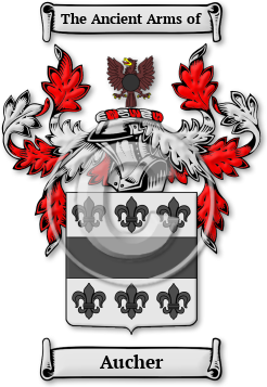 Aucher Family Crest Download (JPG) Legacy Series - 600 DPI