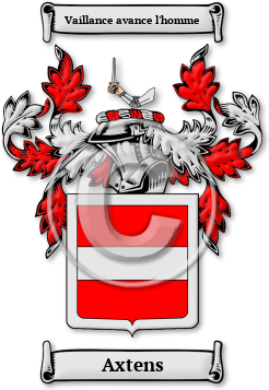 Axtens Family Crest Download (jpg) Legacy Series - 150 DPI