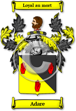 Adare Family Crest Download (jpg) Legacy Series - 150 DPI