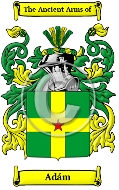 Adám Family Crest Download (JPG) Heritage Series - 300 DPI