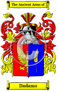 Dadamo Family Crest/Coat of Arms