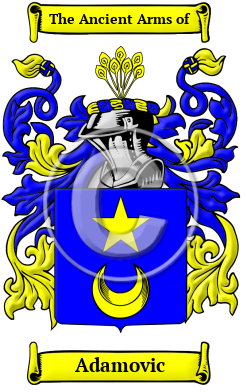 Adamovic Family Crest Download (JPG) Heritage Series - 600 DPI