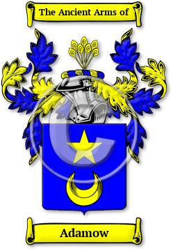 Adamow Family Crest Download (jpg) Legacy Series - 150 DPI