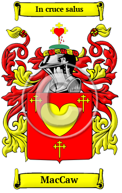 MacCaw Family Crest Download (JPG) Heritage Series - 600 DPI