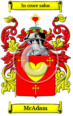 McAdam Family Crest/Coat of Arms