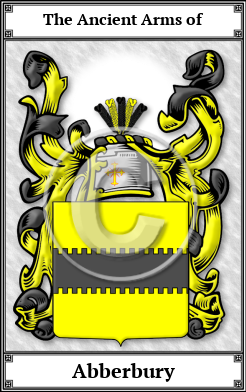 Abberbury Family Crest Download (JPG)  Book Plated - 150 DPI