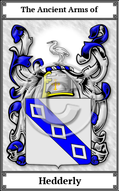 Hedderly Family Crest Download (JPG)  Book Plated - 150 DPI