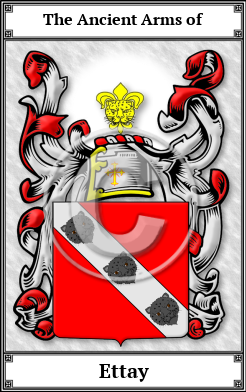 Ettay Family Crest Download (JPG)  Book Plated - 150 DPI