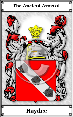 Haydee Family Crest Download (JPG) Book Plated - 600 DPI