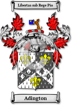 Adington Family Crest Download (jpg) Legacy Series - 150 DPI
