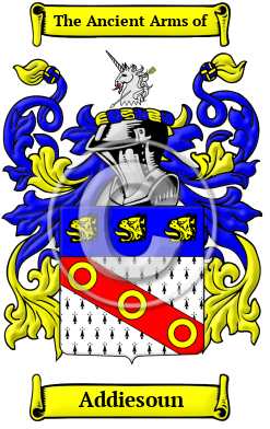 Addiesoun Family Crest/Coat of Arms