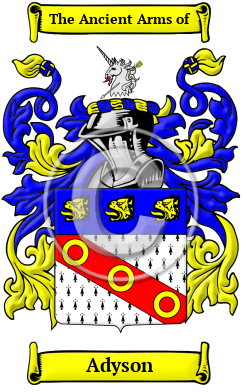 Adyson Family Crest/Coat of Arms