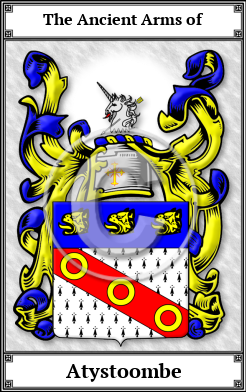 Atystoombe Family Crest Download (JPG)  Book Plated - 150 DPI