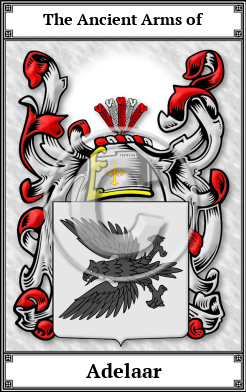 Adelaar Family Crest Download (JPG)  Book Plated - 150 DPI