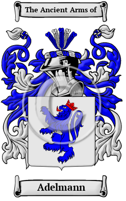 Adelmann Family Crest Download (JPG) Heritage Series - 600 DPI