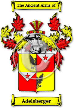 Adelsberger Family Crest Download (jpg) Legacy Series - 150 DPI