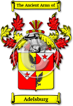 Adelsburg Family Crest Download (JPG) Legacy Series - 600 DPI