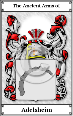 Adelsheim Family Crest Download (JPG)  Book Plated - 150 DPI