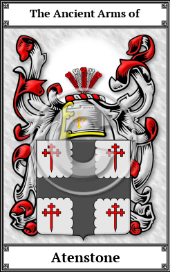 Atenstone Family Crest Download (JPG)  Book Plated - 150 DPI