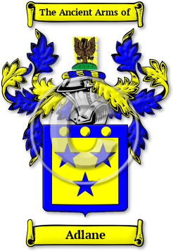 Adlane Family Crest Download (jpg) Legacy Series - 150 DPI