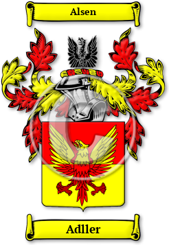 Adller Family Crest Download (jpg) Legacy Series - 150 DPI