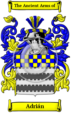 Adrián Family Crest/Coat of Arms
