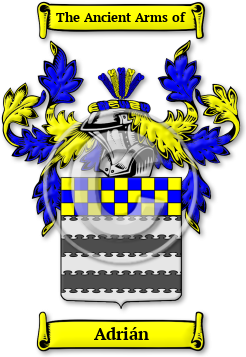 Adrián Family Crest Download (JPG) Legacy Series - 600 DPI