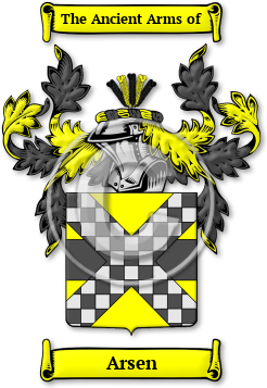 Arsen Family Crest Download (jpg) Legacy Series - 150 DPI