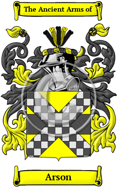 Arson Family Crest Download (JPG) Heritage Series - 600 DPI