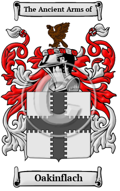 Oakinflach Family Crest/Coat of Arms