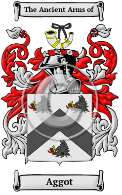 Aggot Family Crest/Coat of Arms