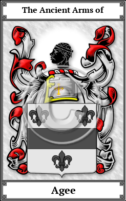 Agee Family Crest Download (JPG)  Book Plated - 150 DPI