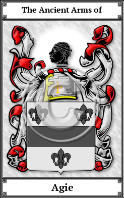 Agie Family Crest Download (JPG)  Book Plated - 150 DPI