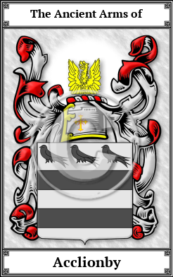 Acclionby Family Crest Download (JPG) Book Plated - 600 DPI