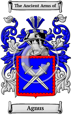 Agnus Family Crest Download (JPG) Heritage Series - 600 DPI