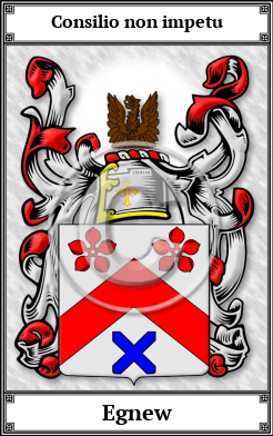 Egnew Family Crest Download (JPG) Book Plated - 600 DPI